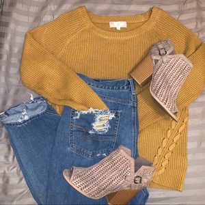 Pink Rose Sweater